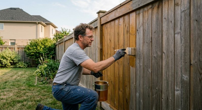 Cedar Fence Sealing in Alpharetta, GA