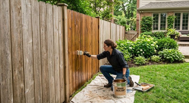 Cedar Fence Sealing in Seattle, WA