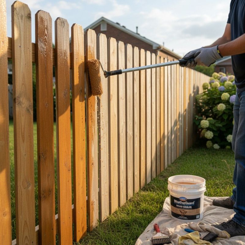 Cedar Fence Sealing in Renton, WA