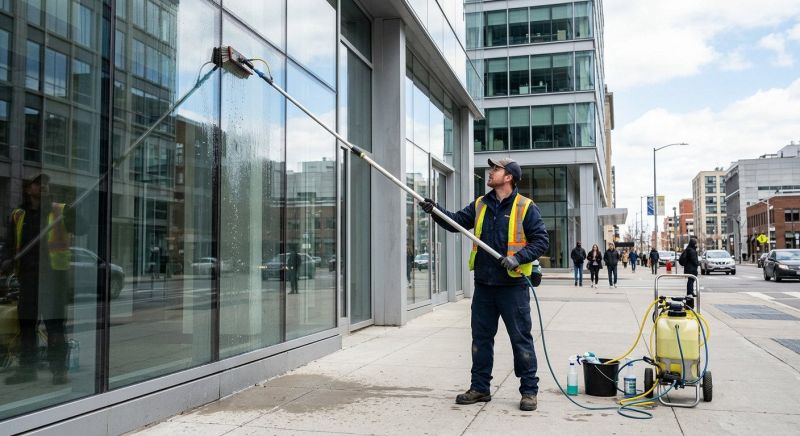 Commercial Window Washing in Denver County, CO