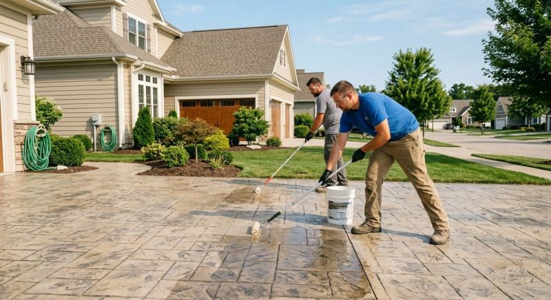 Concrete Driveway Sealing in Renton, WA