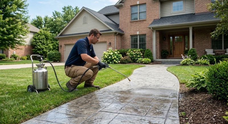 Concrete Walkway Sealing in Redmond, WA