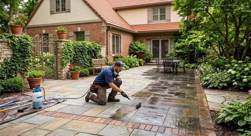 Courtyard Sealing in Puyallup, WA