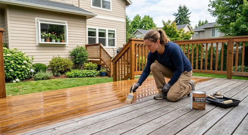 Deck Sealing in Puyallup, WA