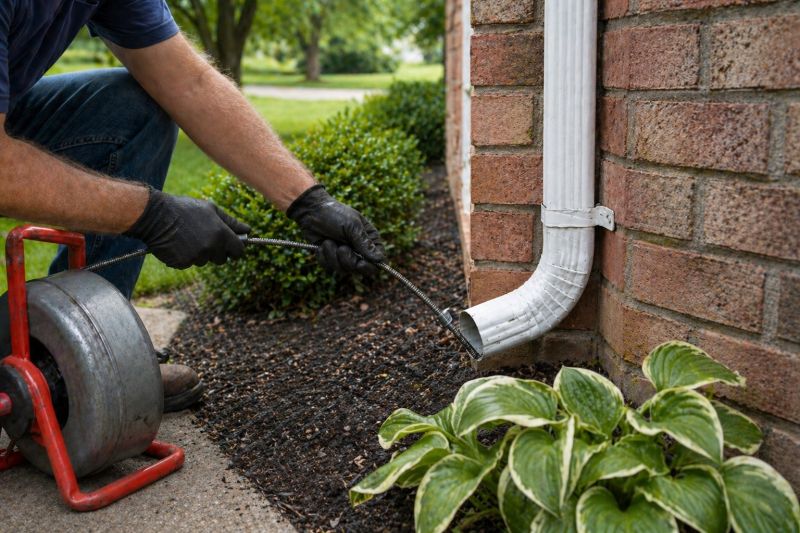 Downspout Snaking in Bergen County, NJ