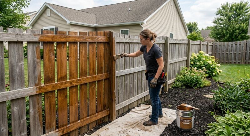 Fence Sealing in Kansas City, KS