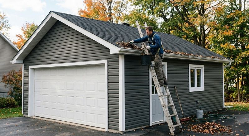 Garage Gutter Cleaning in Long Island, NY