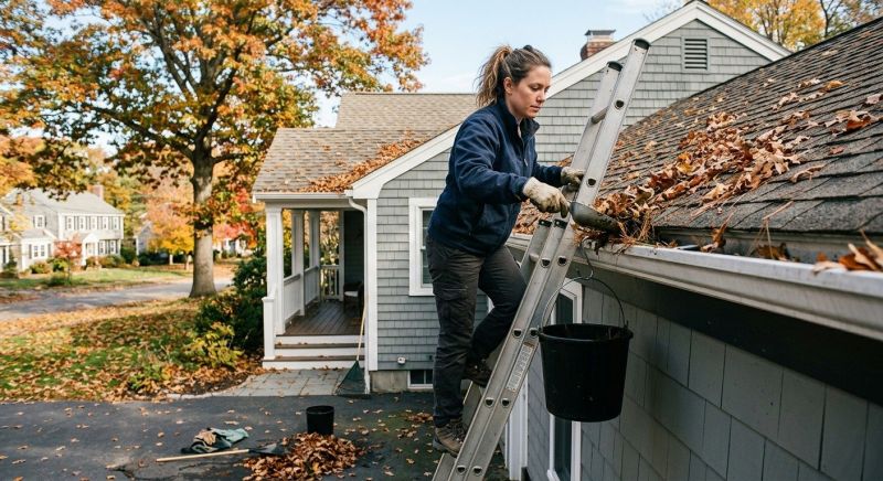 Gutter Leaves Removal in Rochester, NY
