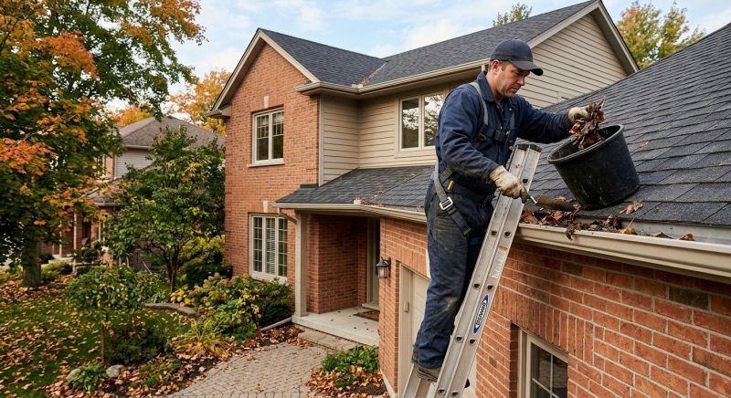 Gutter Pine Needle Removal in Bergen County, NJ