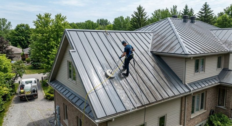 Metal Roof Cleaning in Vancouver, WA