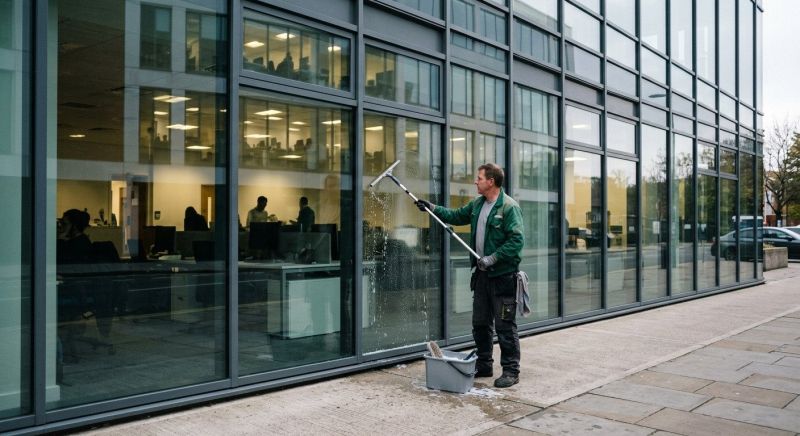 Office Building Window Washing in Denver County, CO