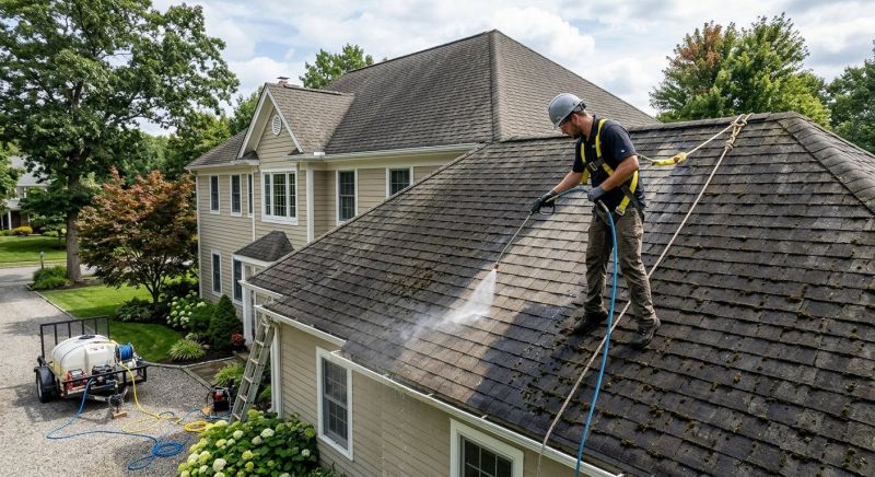 Roof Soft Washing in Vancouver, WA