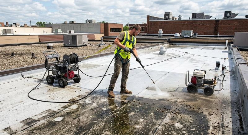 Rubber Roof Cleaning in Vancouver, WA