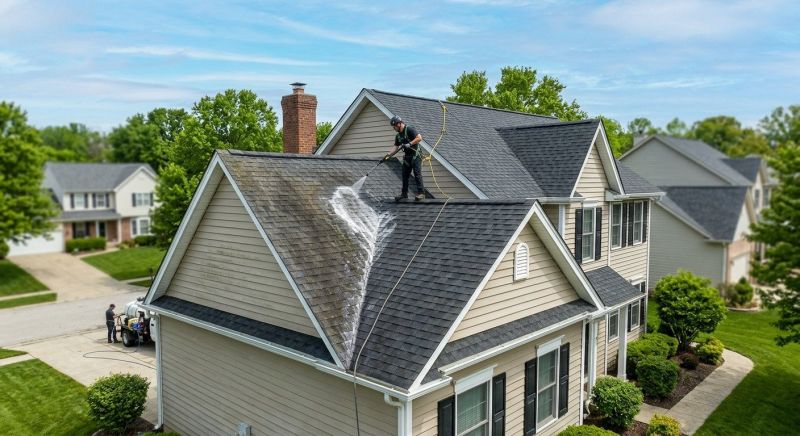 Shingle Roof Washing in Vancouver, WA