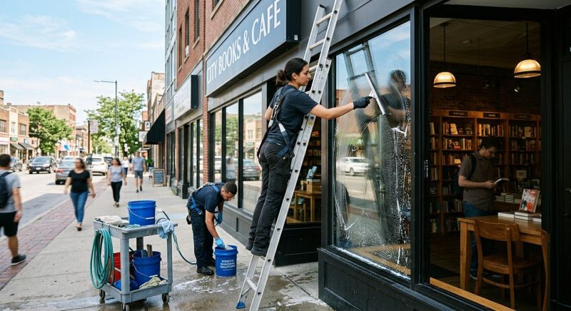 Shopping Mall Window Cleaning in Denver County, CO