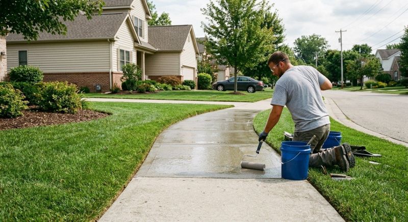 Sidewalk Concrete Sealing in Seattle, WA