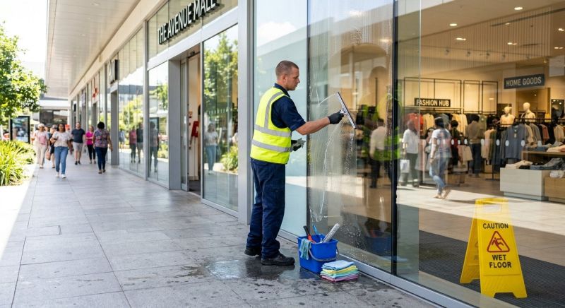 Strip Mall Window Cleaning in Littleton, CO