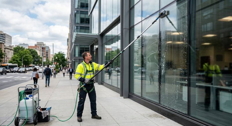 Strip Mall Window Cleaning in Littleton, CO