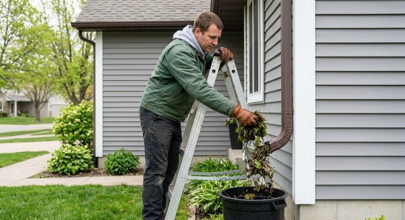 Downspout Snaking in Morris County, NJ