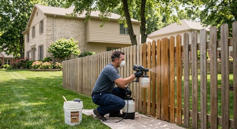 Fence Sealing in Bellevue, WA