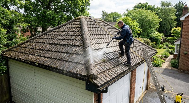 Garage Roof Cleaning in Vancouver, WA