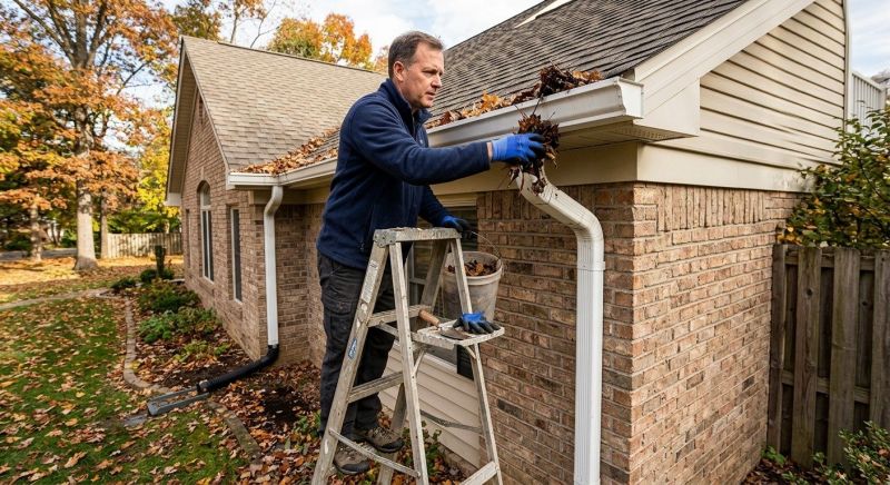 Gutter Downspout Unclogging in Frederick, MD