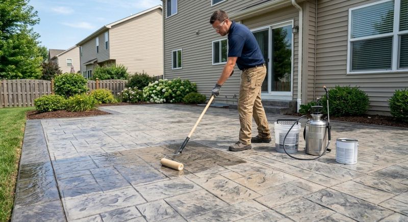 Pool Patio Sealing in Renton, WA