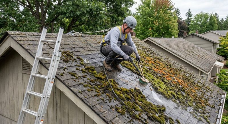 Roof Moss Removal in Vancouver, WA