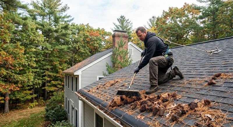 Roof Pine Needles Removal in Vancouver, WA