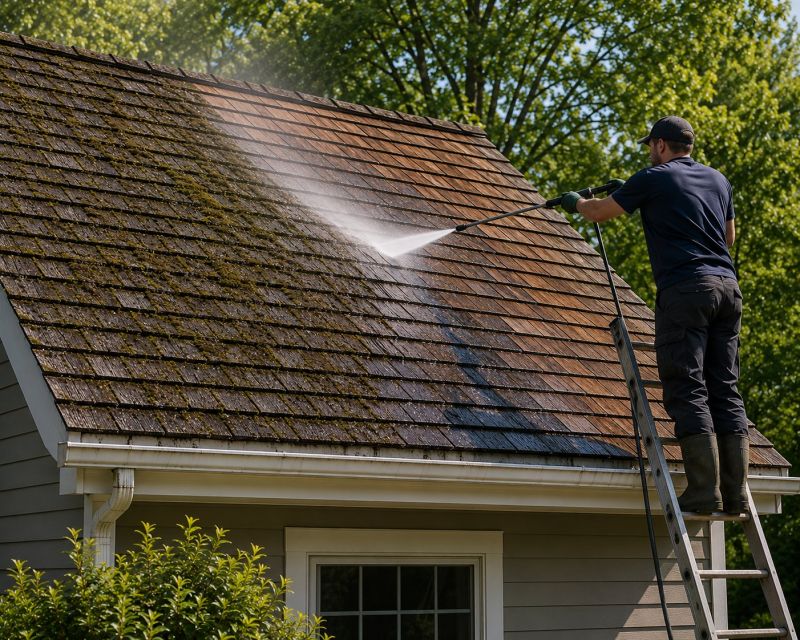 Wood Shake Roof Cleaning in Vancouver, WA